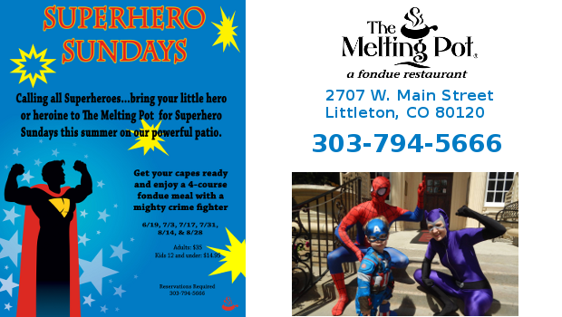 The Melting Pot, The Melting Pot LIttleton Colorado, Melting Pot events, events at Melting Pot