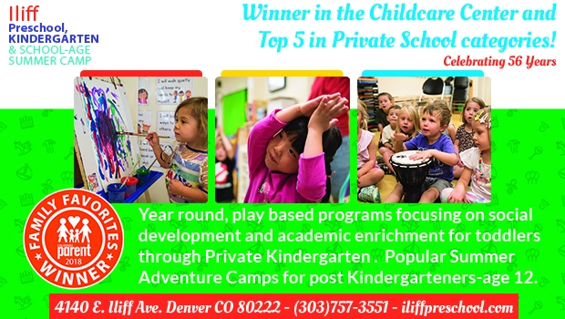 Award-winning Iliff Preschool, Kindergarten, & Summer Camps Education