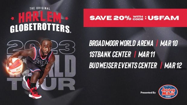 Harlem Globetrotters 2023 World Tour Local Vacations