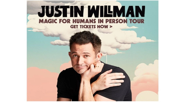 Justin Willman: Magic For Humans Tour In Person Family Dining