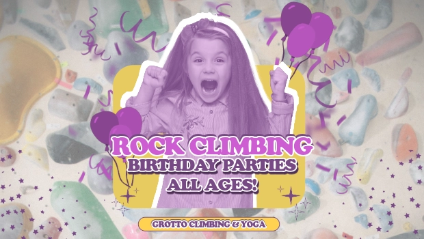 Grotto Climbing & Yoga Birthday Parties