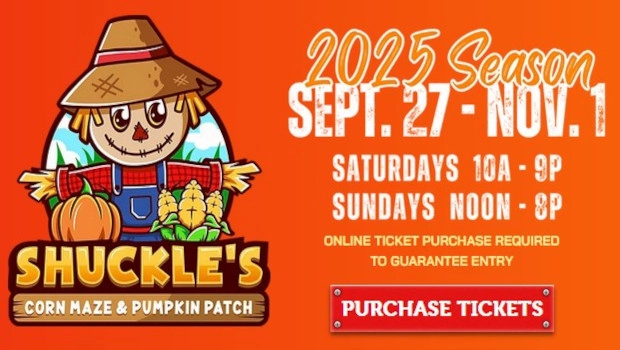 Shuckle's Corn Maze & Pumpkin Patch Fun Activities