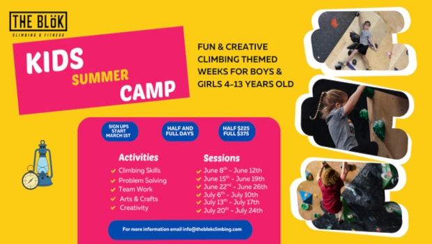 The Blok Climbing Company Summer Camps