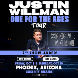 Justin Willman's One For the Ages Tour - Second Show Just Announced